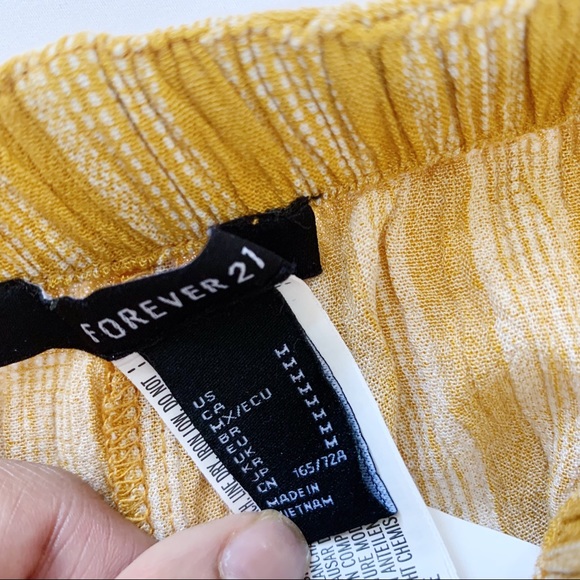 Forever 21 Striped Set Crop Top and Split-Leg Pant - Picture 14 of 16